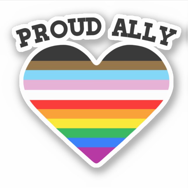 Proud Ally Progress Pride (Front)