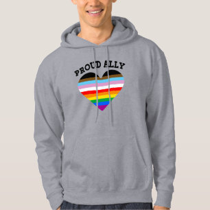 Proud Ally Progress Pride Hoodie