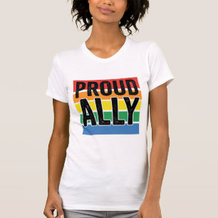 Proud Ally Vintage Pride Support Shirt Design_1