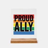 Proud Ally Vintage Pride Support Shirt Design_1