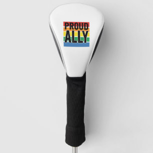 Proud Ally Vintage Pride Support Shirt Design_1 Golf Head Cover