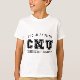 Proud Alumni Cnu Chicken Nugget University Nuggie  T-Shirt