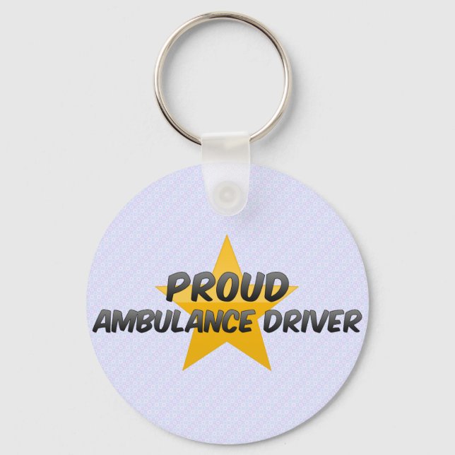 Proud Ambulance Driver Key Ring (Front)