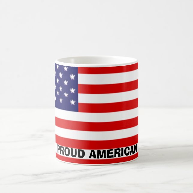  PROUD AMERICAN COFFEE MUG (Center)