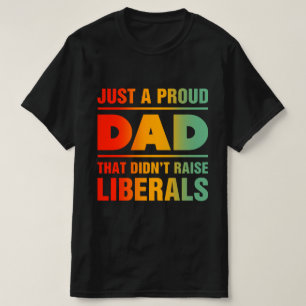 Proud American Dad 4th of July Funny Patriotic T-Shirt