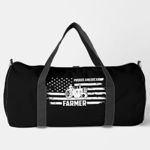 PROUD AMERICAN FARMER  DUFFLE BAG
