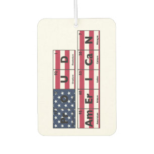 Proud American Flag USA 4th Of July Car Air Freshener