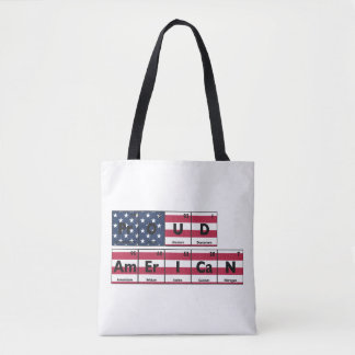 Proud American Flag USA 4th Of July Tote Bag