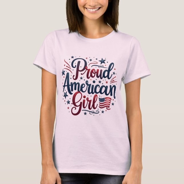 Proud American Girl Tee (Front)