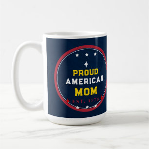Proud American Mum 4th of July Coffee Mug