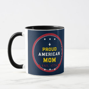 Proud American Mum 4th of July Mug