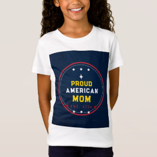 Proud American Mum 4th of July T-Shirt