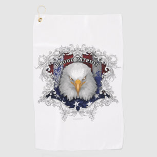 Proud American Patriot Golf Towel