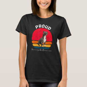 Proud American Pitbull Terrier Dog Mum T-Shirt