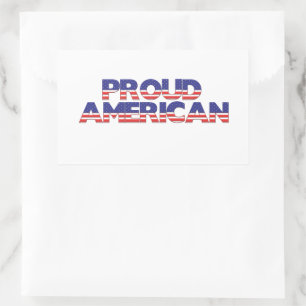 Proud American Rectangular Sticker