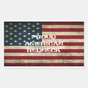 Proud American Redneck Sticker