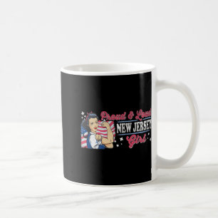 Proud &amp; Loud New Jersey Girl Proud American Wo Coffee Mug