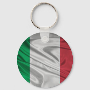Proud and Patriotic Italian Flag Key Ring