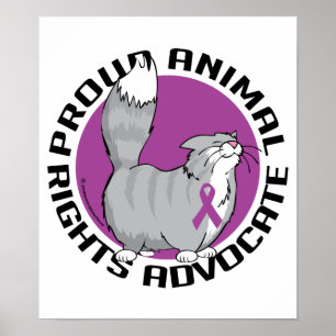 Proud Animal Rights Advocate Poster