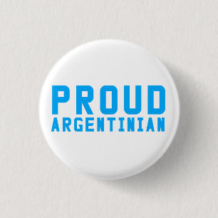 Proud Argentinian 3 Cm Round Badge