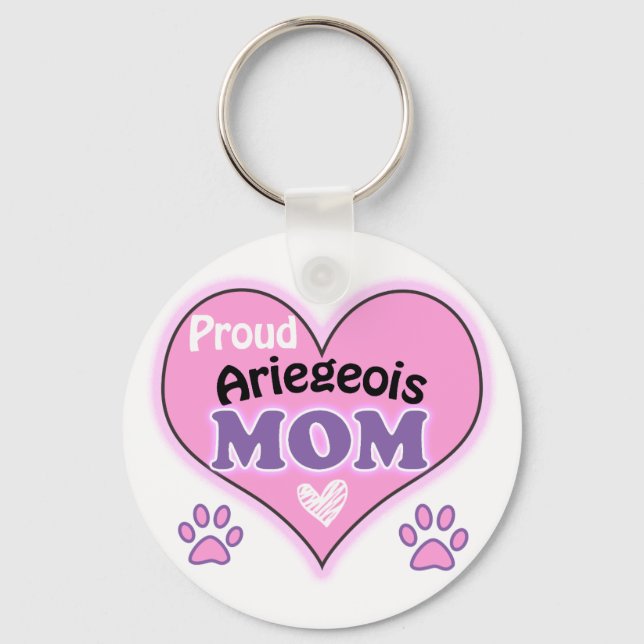 Proud Ariegeois Mum Key Ring (Front)