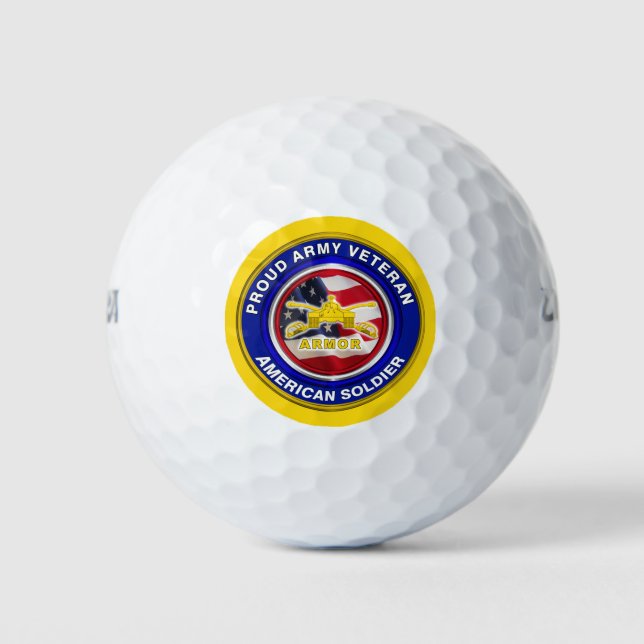 Proud Armour Veteran Golf Balls (Front)