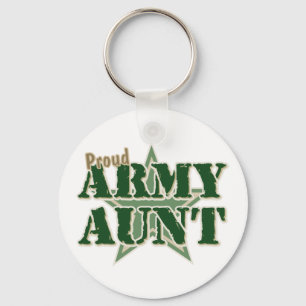 Proud Army Aunt Key Ring