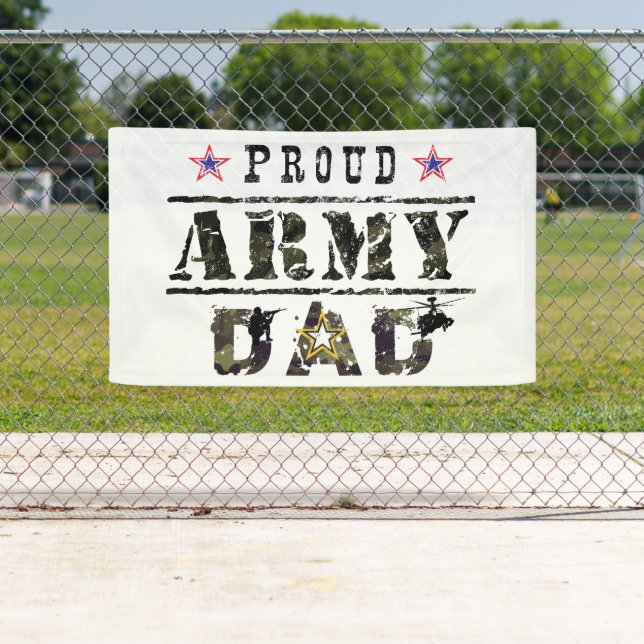 Proud Army Dad Banner (Insitu)