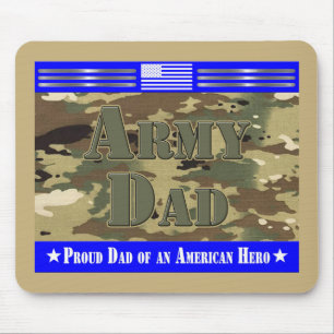 Proud Army Dad Mouse Mat