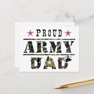 Proud Army Dad Postcard