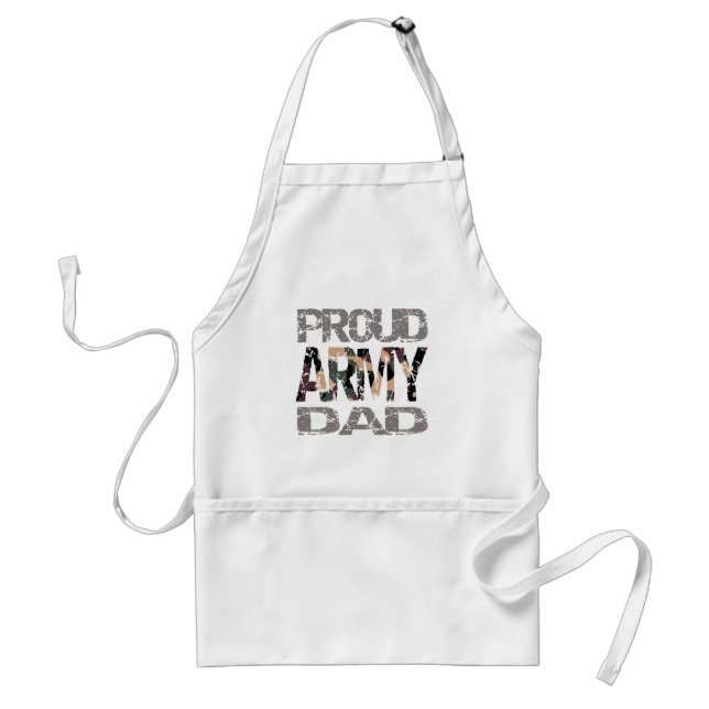 Proud army dad standard apron (Front)