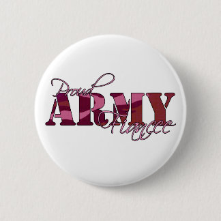 Proud Army Fiancee Button