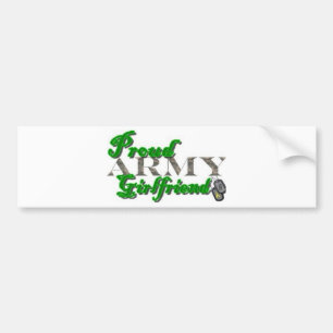 Proud Army Girlfriend Bumper Sticker