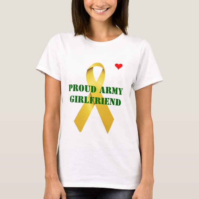 Proud Army Girlfriend T-Shirt (Front)