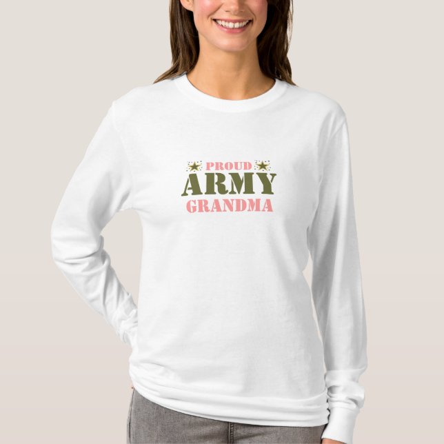 PROUD ARMY GRANDMA Shirt (Front)