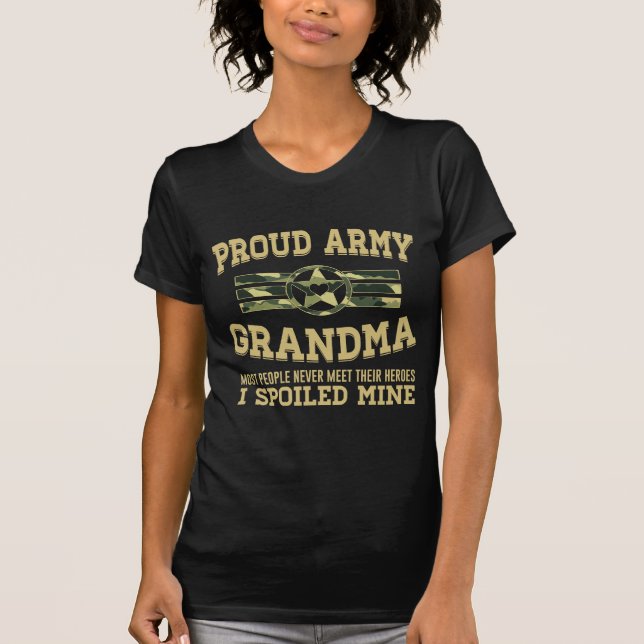 Proud Army Grandma T-Shirt (Front)