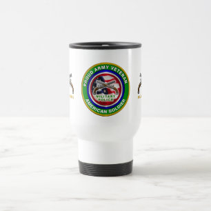 Proud Army Military Police Corps Veteran Travel Mug