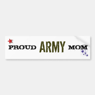 PROUD ARMY MOM BUMPER STICKER