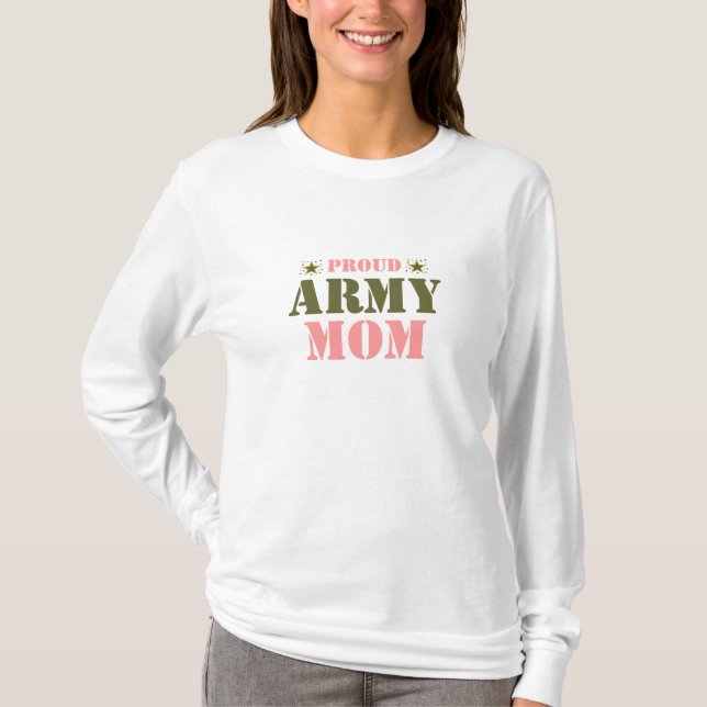PROUD ARMY MOM Shirt (Front)