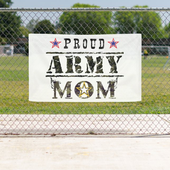 Proud Army Mum Banner (Insitu)