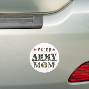 Proud Army Mum Car Magnet