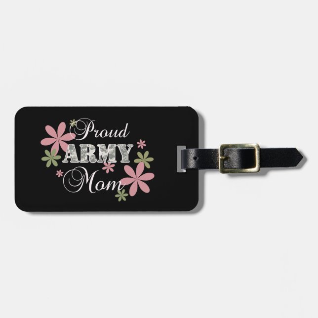 Proud Army Mum [fl c] Luggage Tag (Front Horizontal)