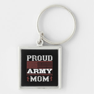 Proud Army Mum Key Ring