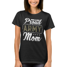 Proud Army Mum Ladie's T-Shirt