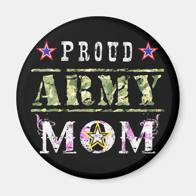 Proud Army Mum Magnet (Front)