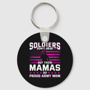 Proud Army Mum Mothers Day Key Ring