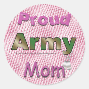 Proud Army Mum Stickers