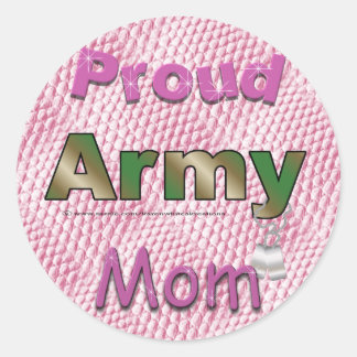 Proud Army Mum Stickers