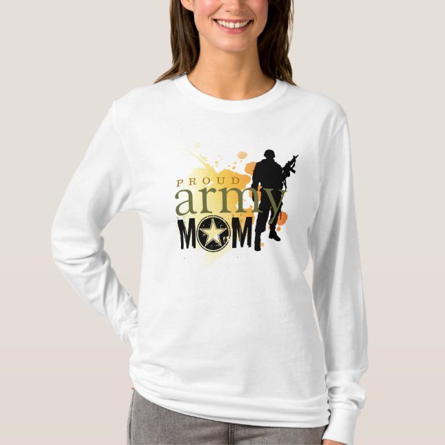 Proud Army Mum T-Shirt (Front)