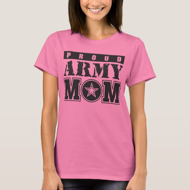 Proud Army Mum T-Shirt (Front)